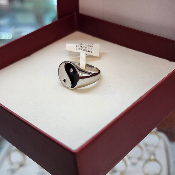 Find Your Balance – Sterling Silver 925 Yin Yang Ring | Brand New - Picture 3 of 7